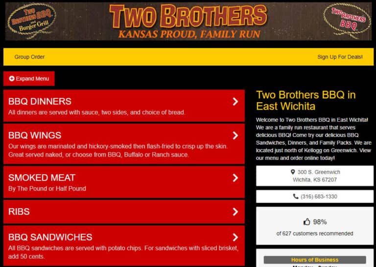 East Wichita Two Brothers BBQ